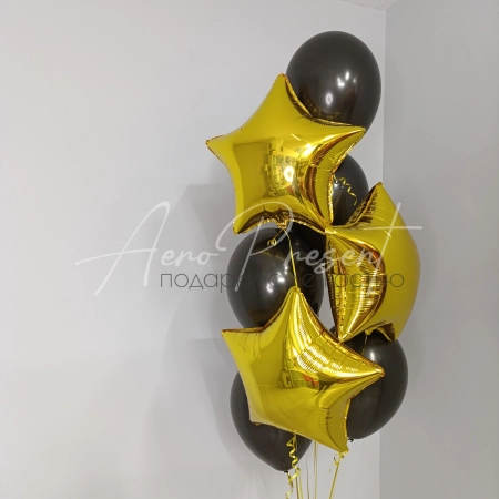 Фонтан шаров "Звезды в сумерках"